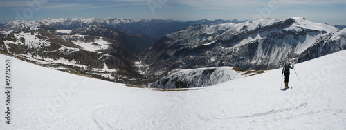 Ski de randonnée dans le Mercantour photo