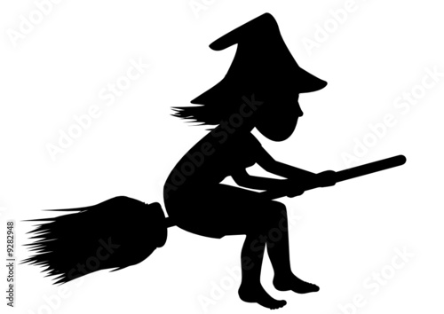 Silhouette de la petite sorcière