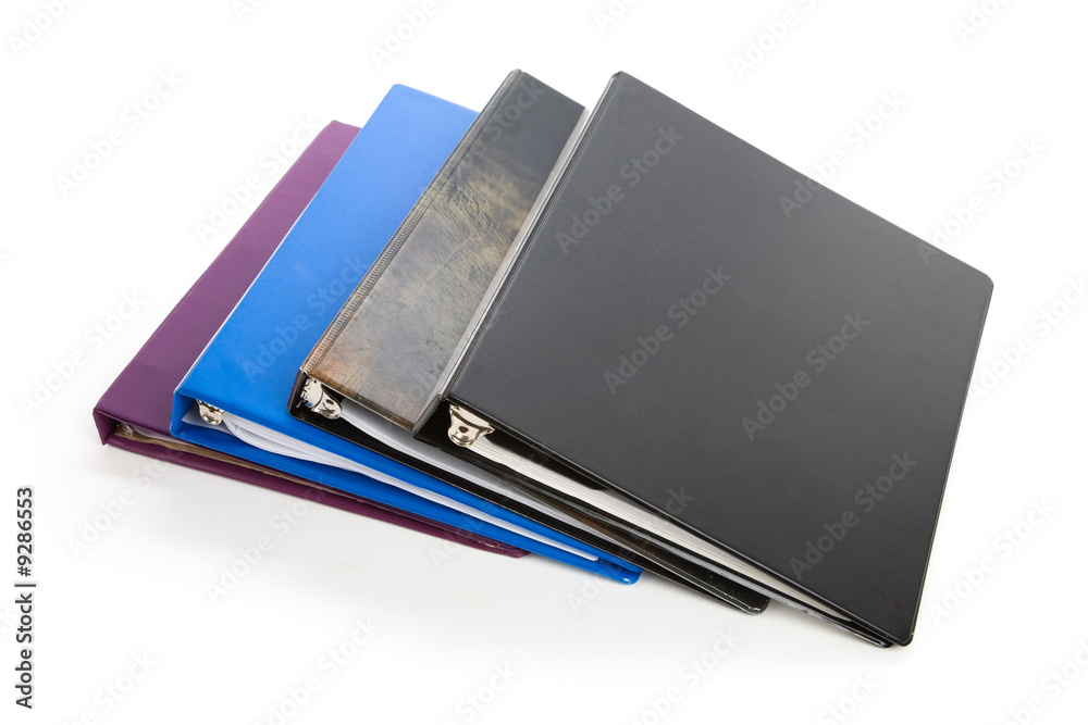 file folder, Ring Binder, with white background file folder, Ring Binder, with white background