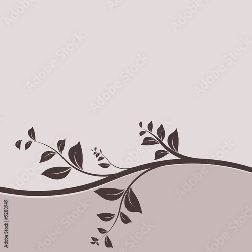 vecteur série - floral design bordure vectorielle