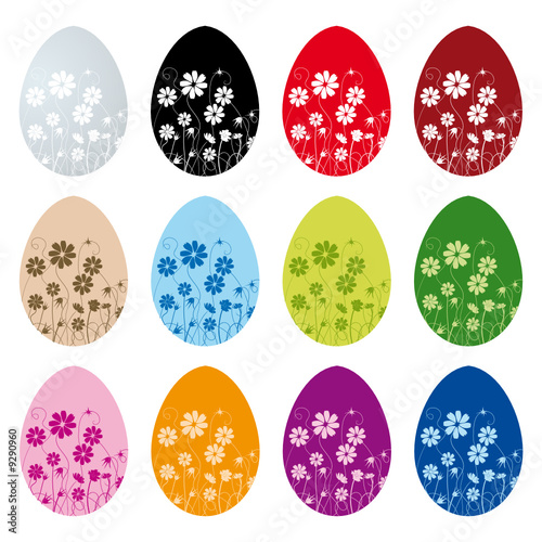 Easter eggs collection for your design