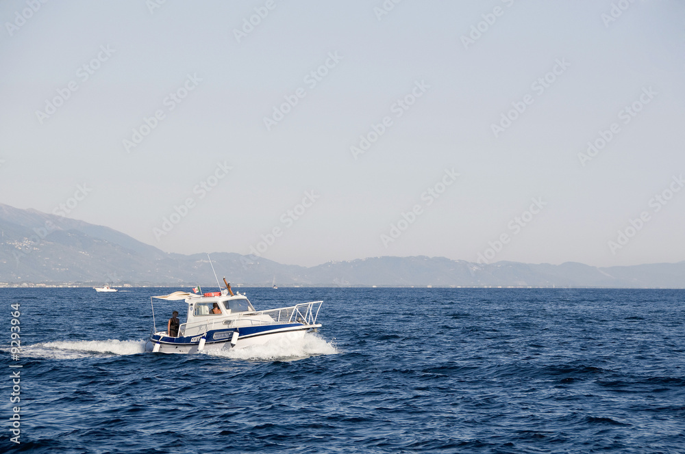 Naklejka premium Łódź