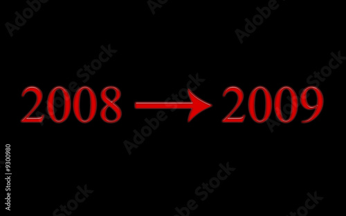 2008 vers 2009 Rouge photo