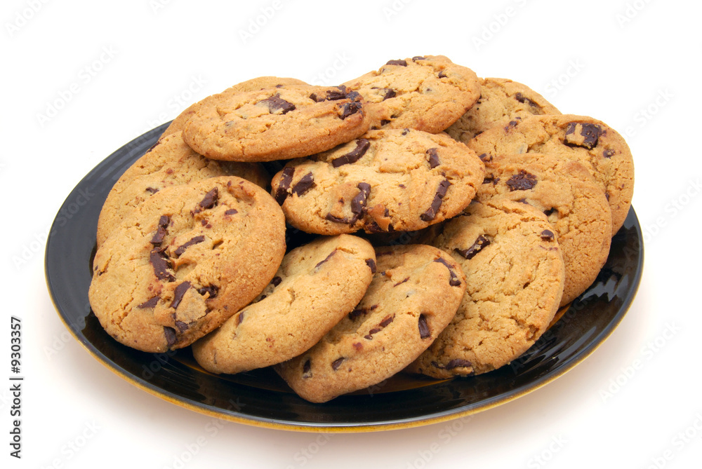 plate of cookies