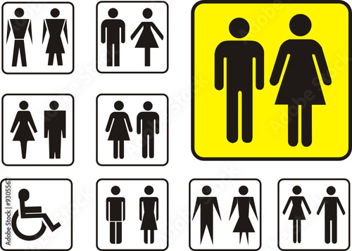 man and woman toilette symbol