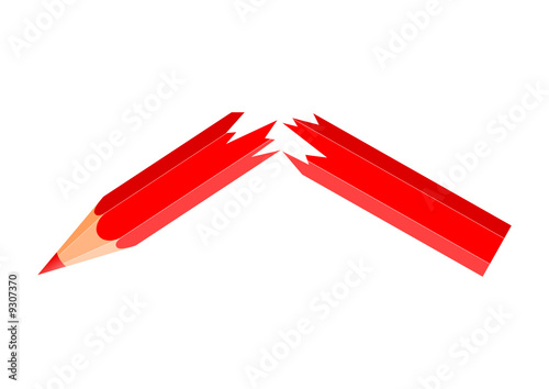 broken pencil
