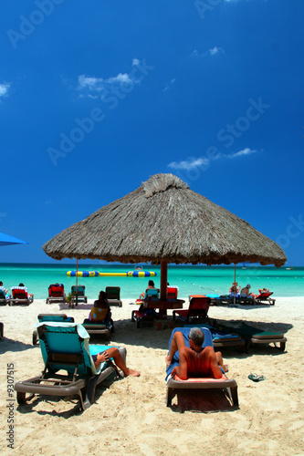 Seven Mile Beach  Negril  Jamaica