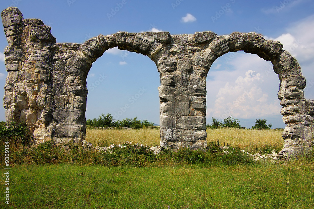 Ruins of a ancient arch