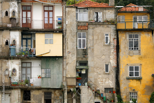 Old houses in the city of Porto