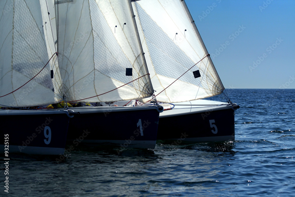 Start of sailing race / yachting