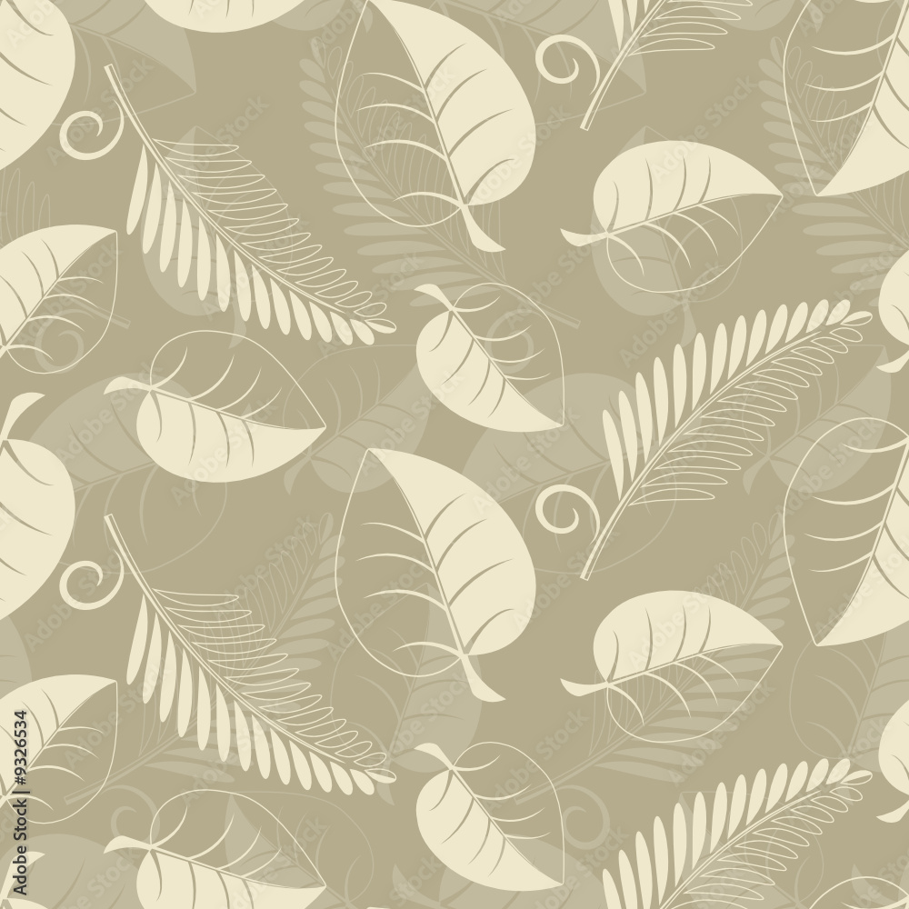Beige leaves