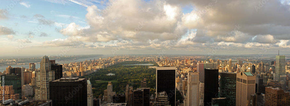 Obraz premium Aerial view of Central Park in Manhattan, New York City