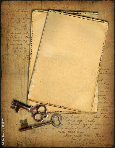 Grunge papers design in scrapbooking style
