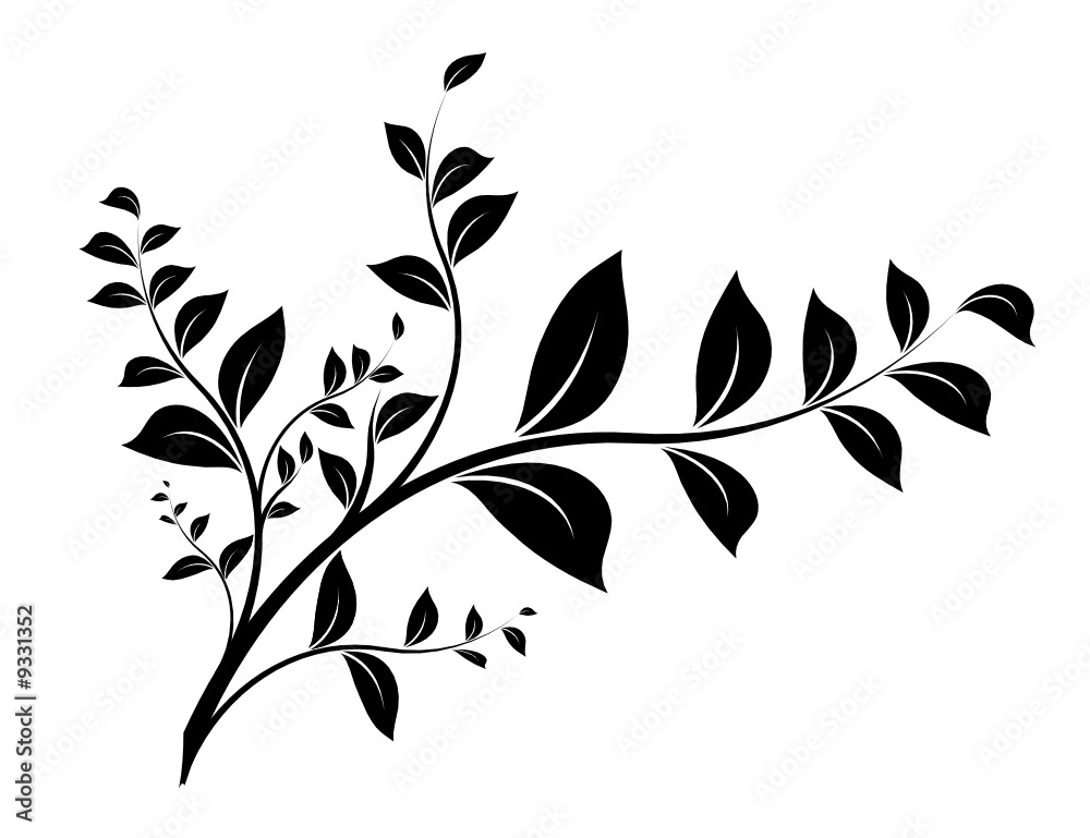 svg abstract vector tree background - nature in autumn
