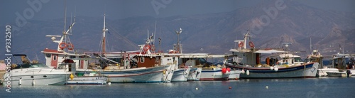 Grèce - Les Cyclades - Paros - Abélas - Le port de pêche