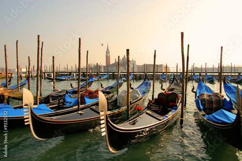 Venice gondolas on Grand Canal © Julia Shepeleva
