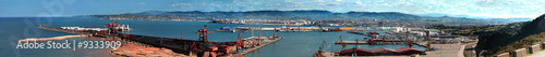 Vista panoramica del puerto de Gijón