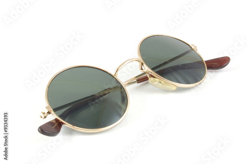 Simple Sunglasses isolated on a white background.
