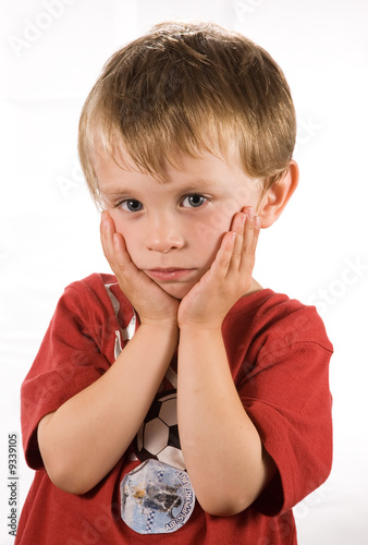 Boy in red
