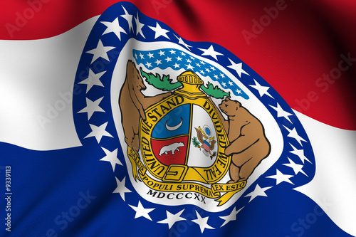 Rendered Missouri Flag