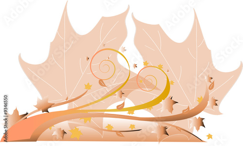 sfondo decorazione autunnale