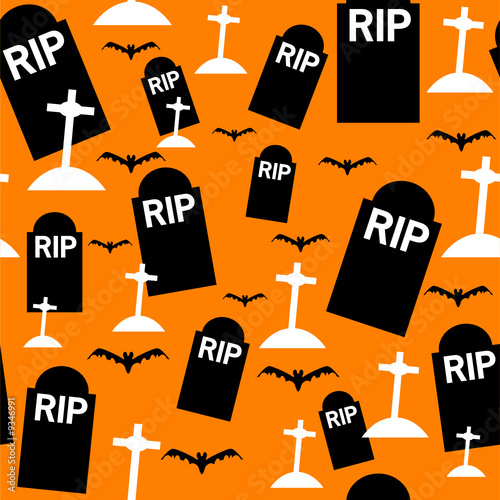 seamless halloween background