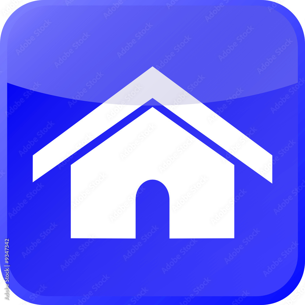 blue home button blue home button