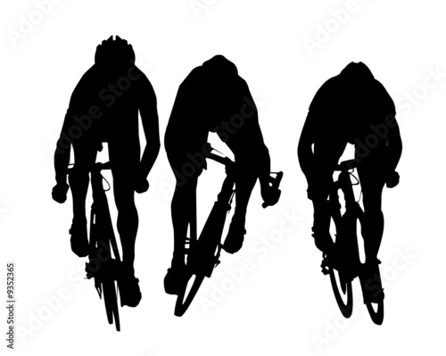 Arrivée de course cycliste
