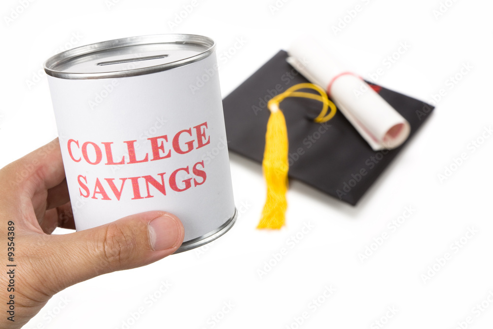 College savings, concept of saving for college College savings, concept of saving for college