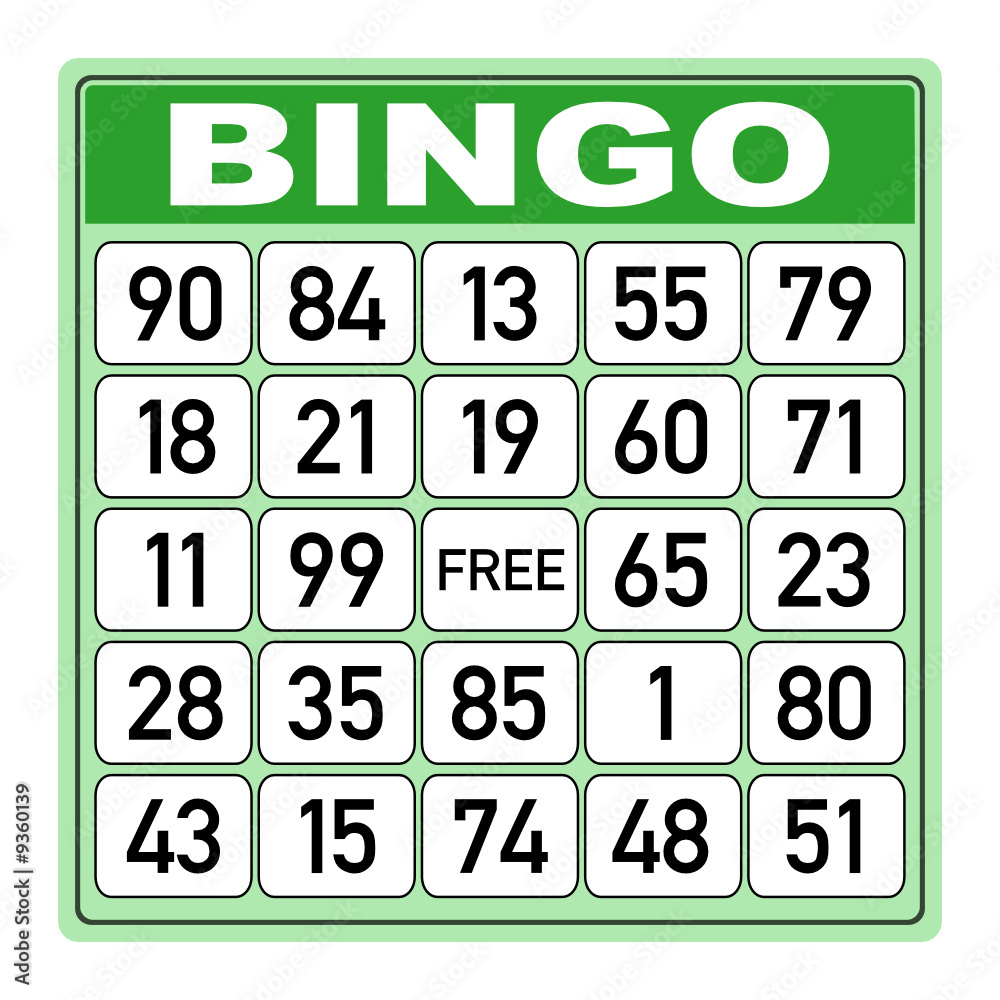 bingo spiel Stock Vector | Adobe Stock