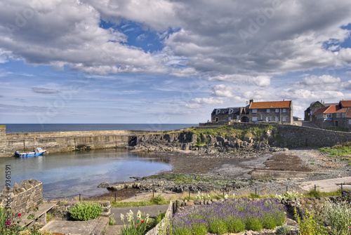 Craster Harbour on the Northumberland coast, North East England photo