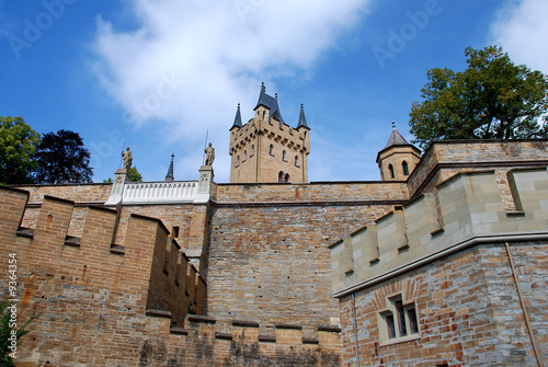 Teilansicht: Burg Hohenzollern