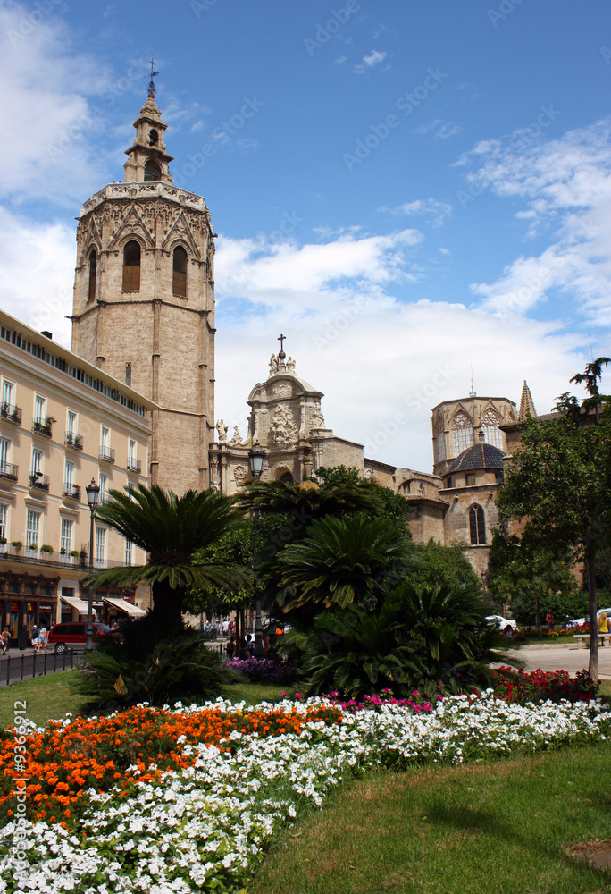 Vista de la Catedral de Valencia