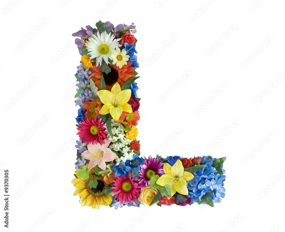 Flower Alphabet Flower Alphabet