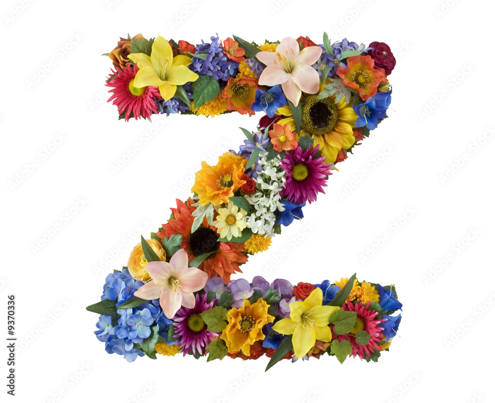 Flower Alphabet - Z