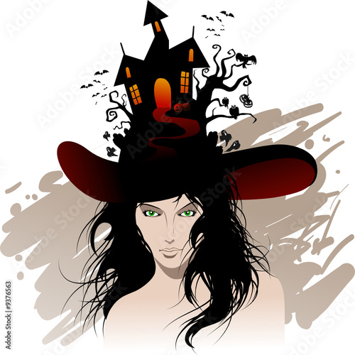 halloween's beautiful witch