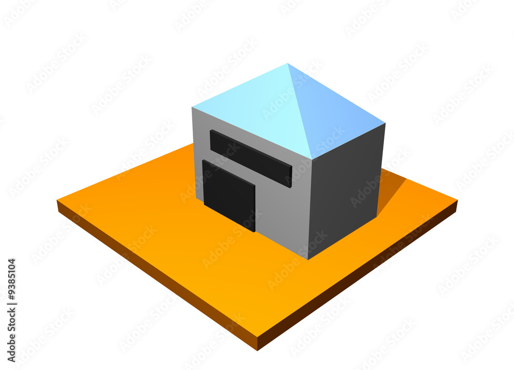 Warehouse Storage Building 3d Collection Series in Orange Warehouse Storage Building 3d Collection Series in Orange