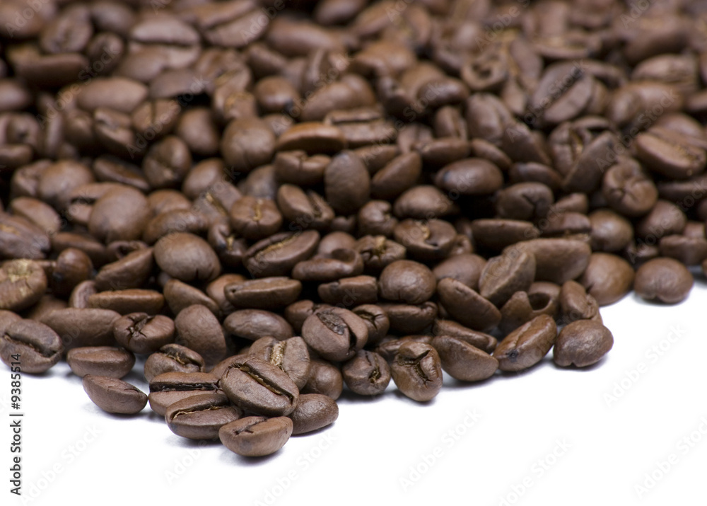 Coffee Beans on White Background Coffee Beans on White Background