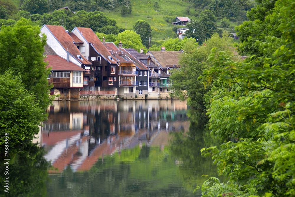 Obraz premium Miroir pour village