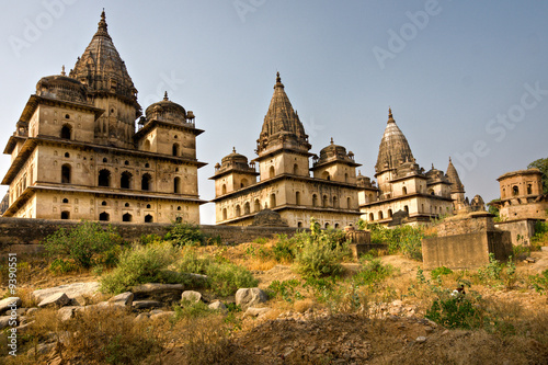 Palace in Orcha, Madhya Pradesh, India.