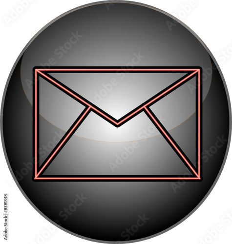 Button E-Mail dunkel