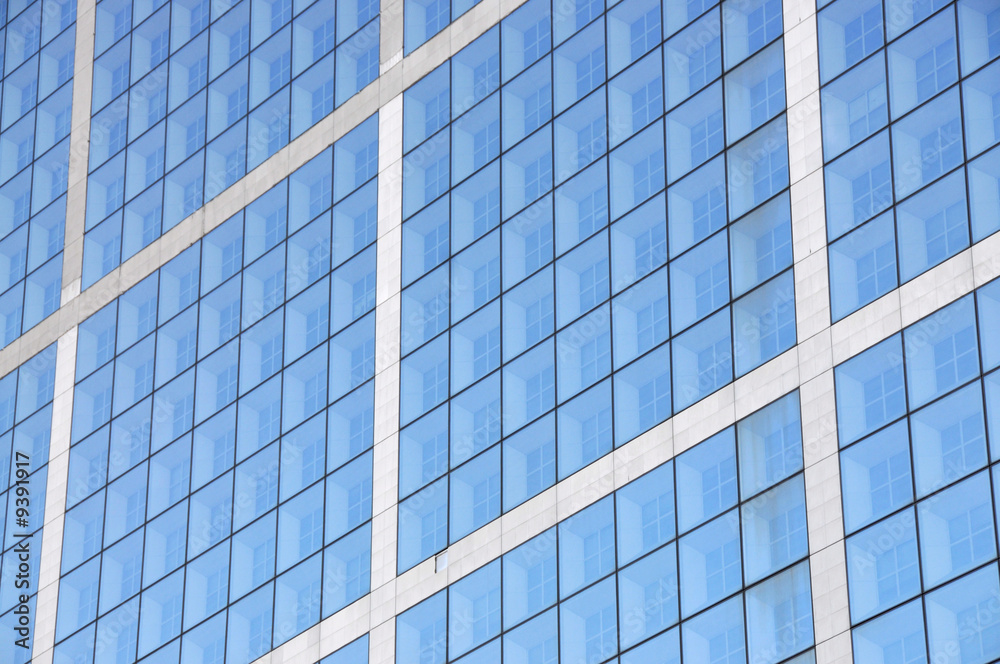 Windows on a modern building