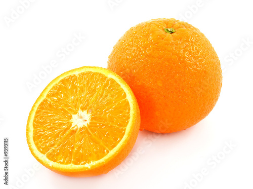 oranges fruit studio isolated