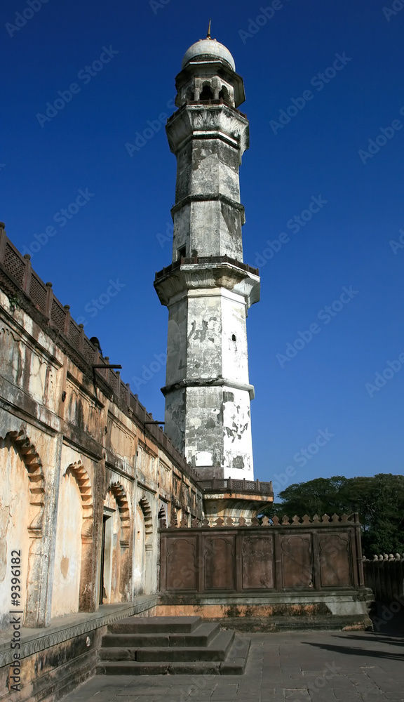 minaret of Bibi-ka-Maqbara, poor's man Taj Mahal.