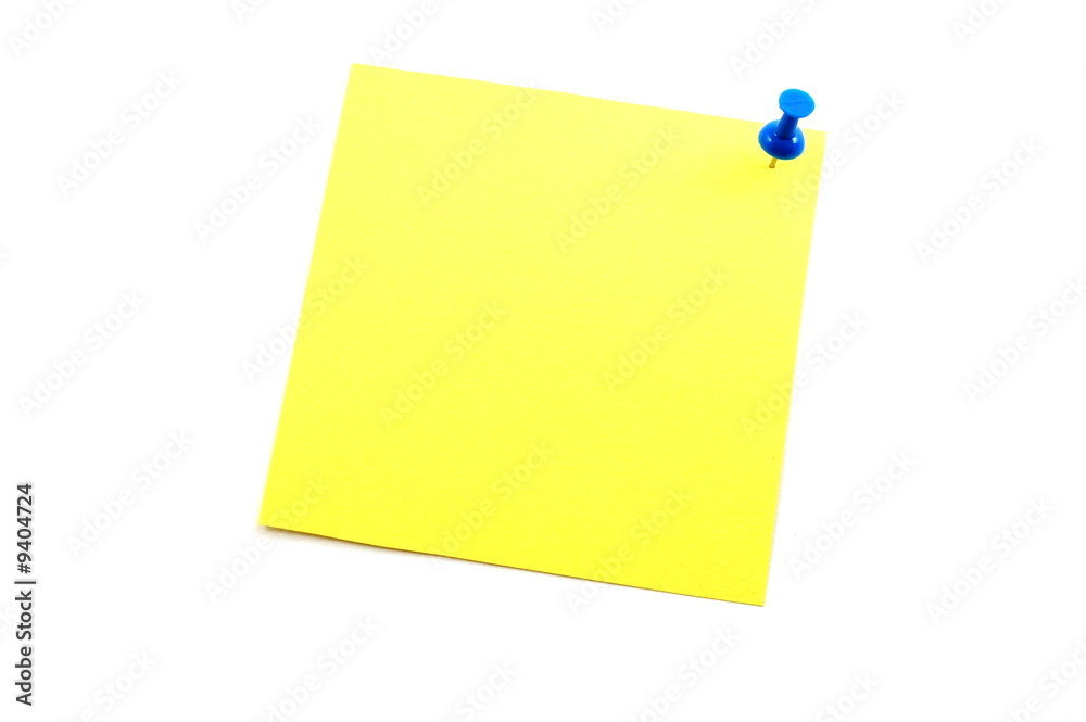 note paper isolated on a white background note paper isolated on a white background