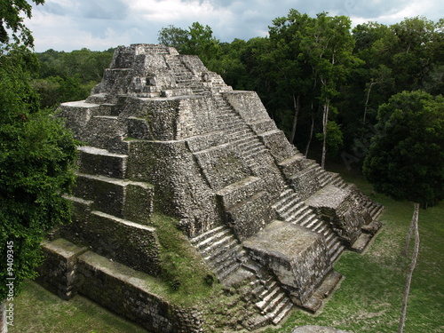 Mayan Temple at Yaxhá. photo