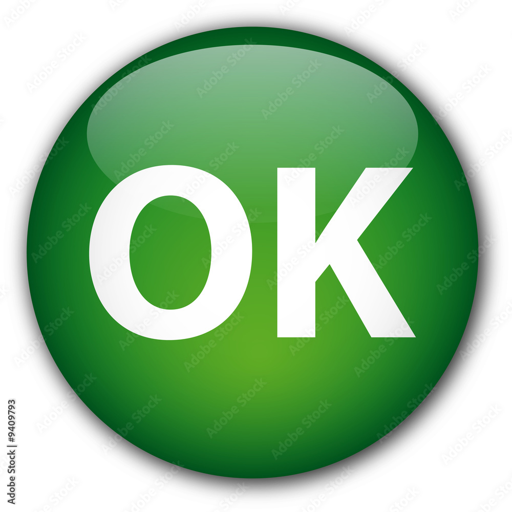 OK" button Stock-Illustration | Adobe Stock