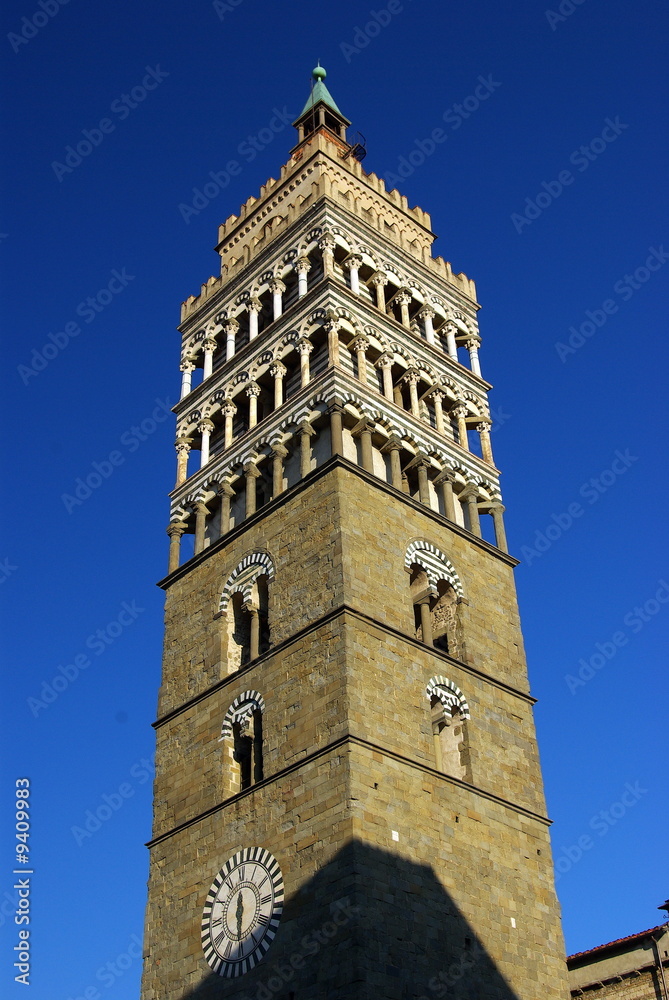 Pistoia: Cattedrale di S. Zeno, il Campanile 1