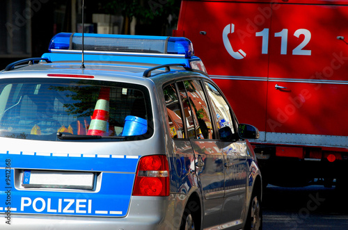 Polizei und Feuerwehr