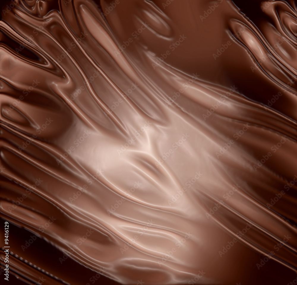 Chocolate background with some smooth lines in it Chocolate background with some smooth lines in it